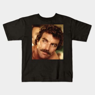 Retro Selleck Kids T-Shirt